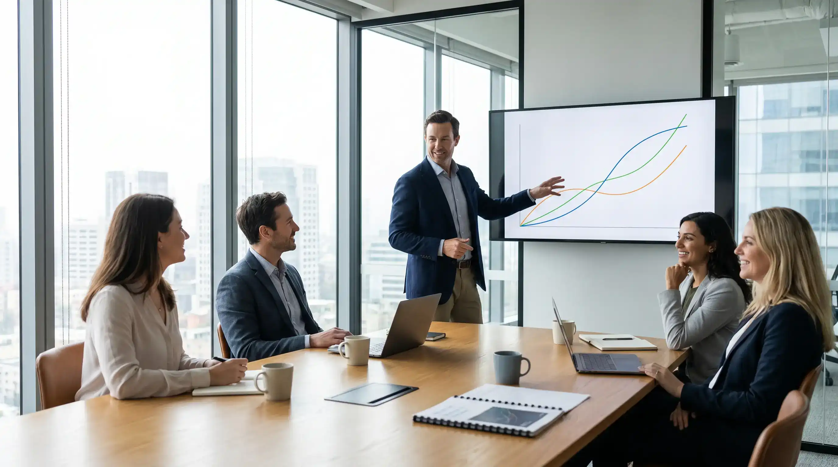 B2B среща между доставчик на виртуални спортове и оператор