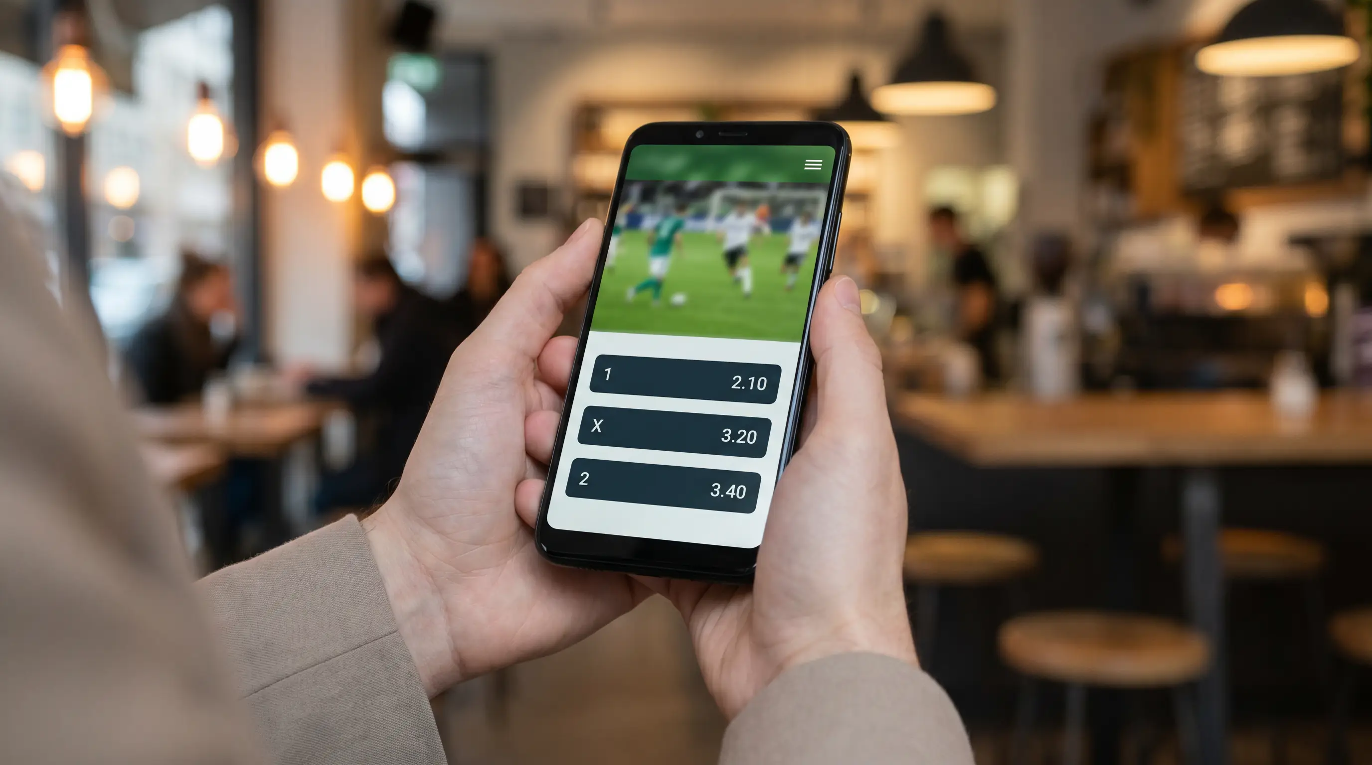 Mobile-first приложение за виртуални спортове на смартфон
